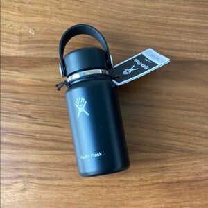 Hydro Flask Black Water Bottle micro hydro 200 ml 6.7 oz